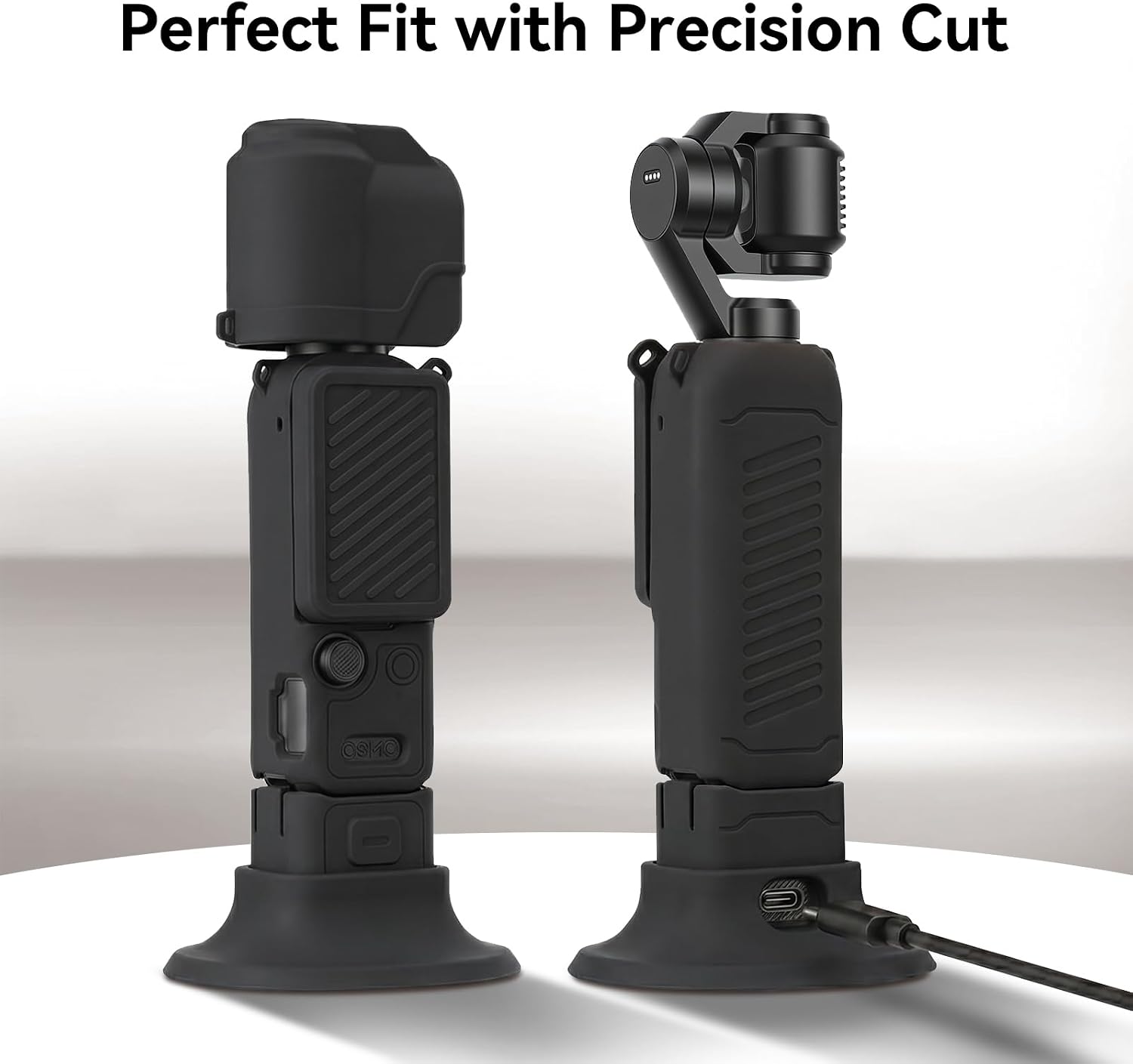 Detalle de AMAZEAR Silicone Case + Complete Protective Kit for DJI OSMO Pocket 4 (Black)