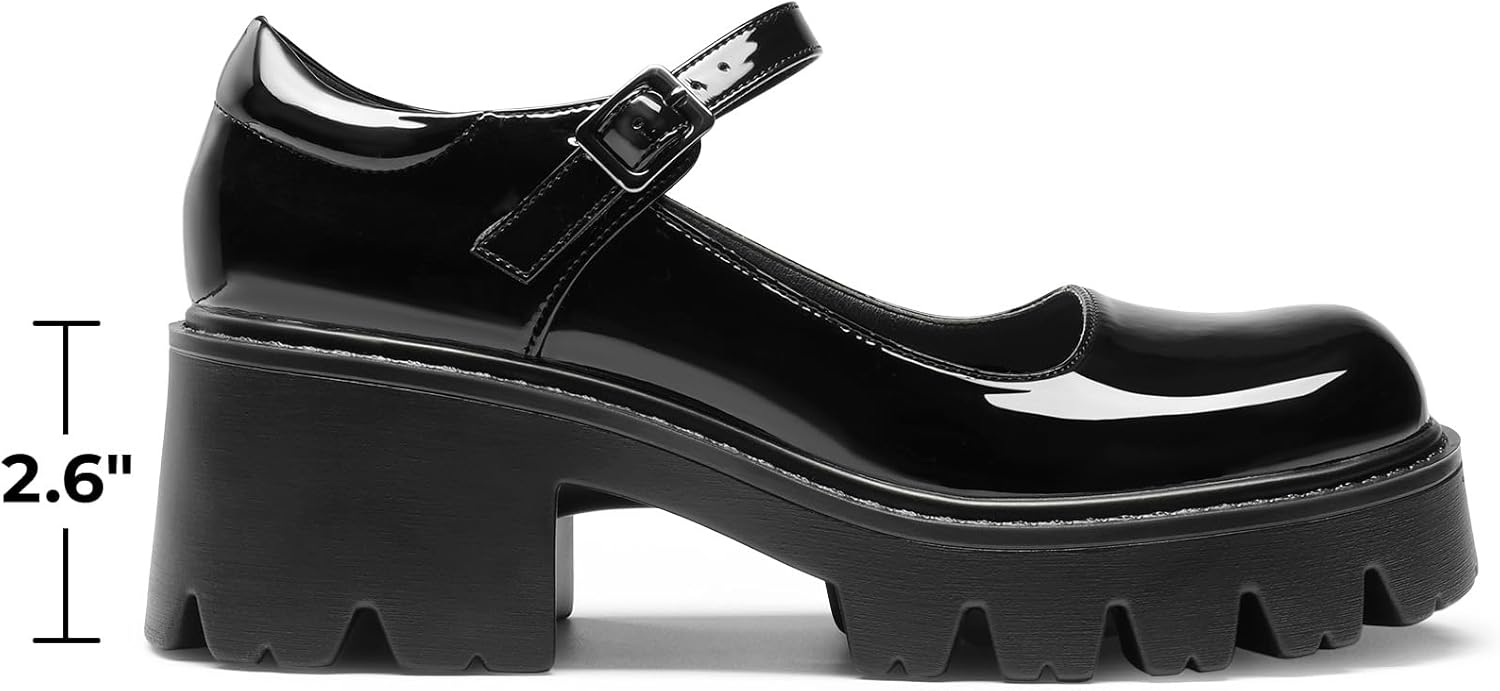Thumbnail 3 de DREAM PAIRS Esther Mary Janes 2.6-inch heel 👠