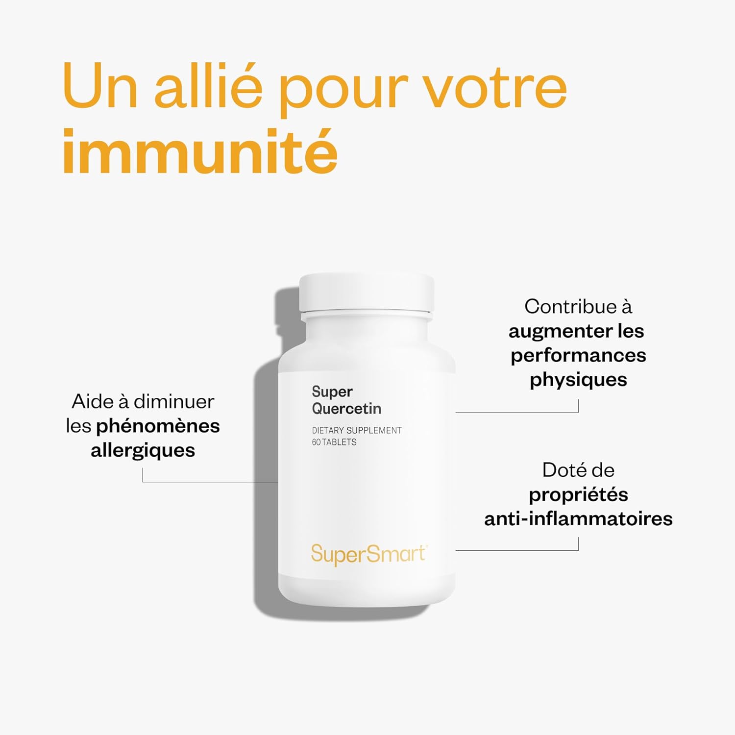 Thumbnail 2 de Super Quercétine Supersmart – 70 gélules vegan pour diminuer les allergies et soutenir l’immunité