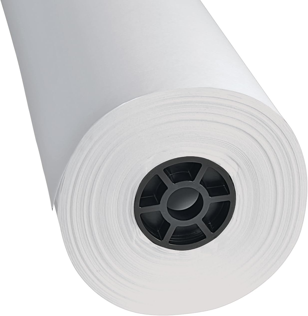 Detalle 2 de Colorations DSWH Dual-Surface Paper Roll, White, 36" x 1000