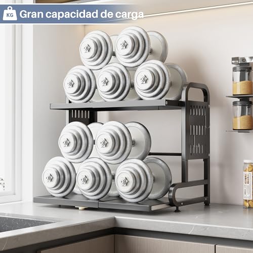 Thumbnail 2 de Ornestia Estante Extensible para Microondas: organización modular para la encimera