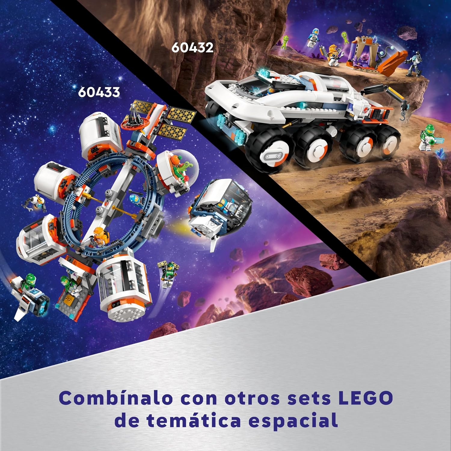 Thumbnail 6 de LEGO City Base Espacial 🚀 Plataforma de Lanzamiento y Minifiguras