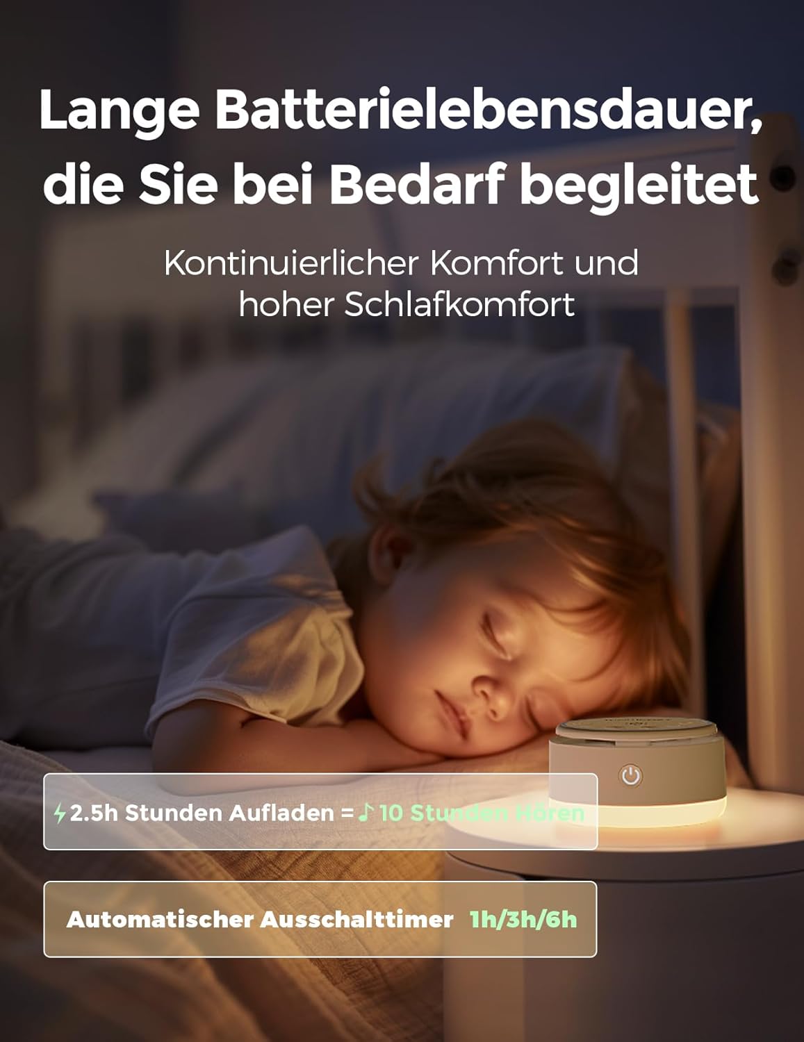 Detalle 2 de Momcozy Sound Machine 20 Soothing Sounds for Sleep
