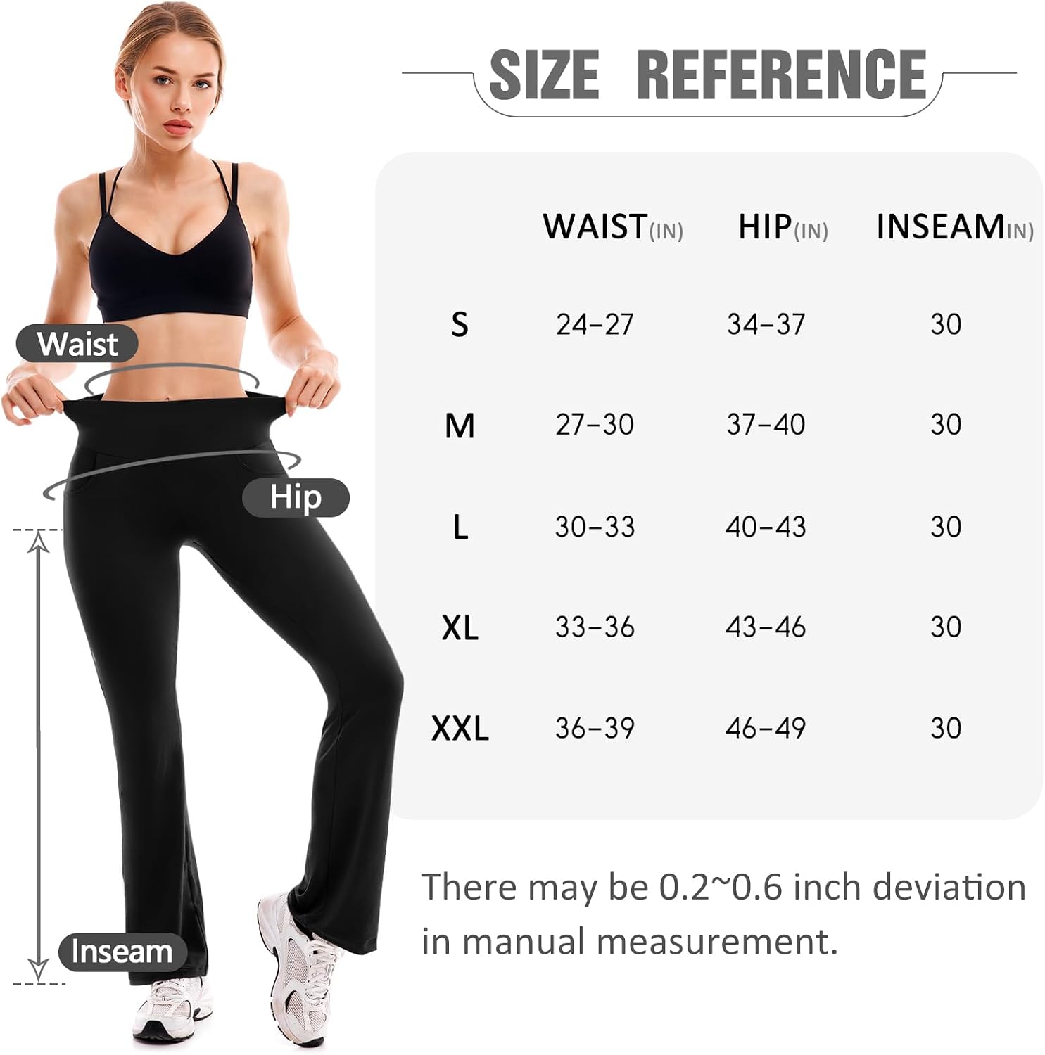 Thumbnail 6 de SINOPHANT Flared Yoga Pants High Waisted