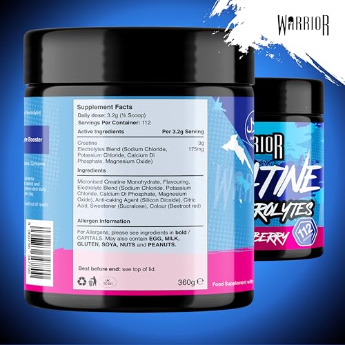 Detalle de Warrior Creatine Plus Electrolytes 360g – Hydration and Strength Support