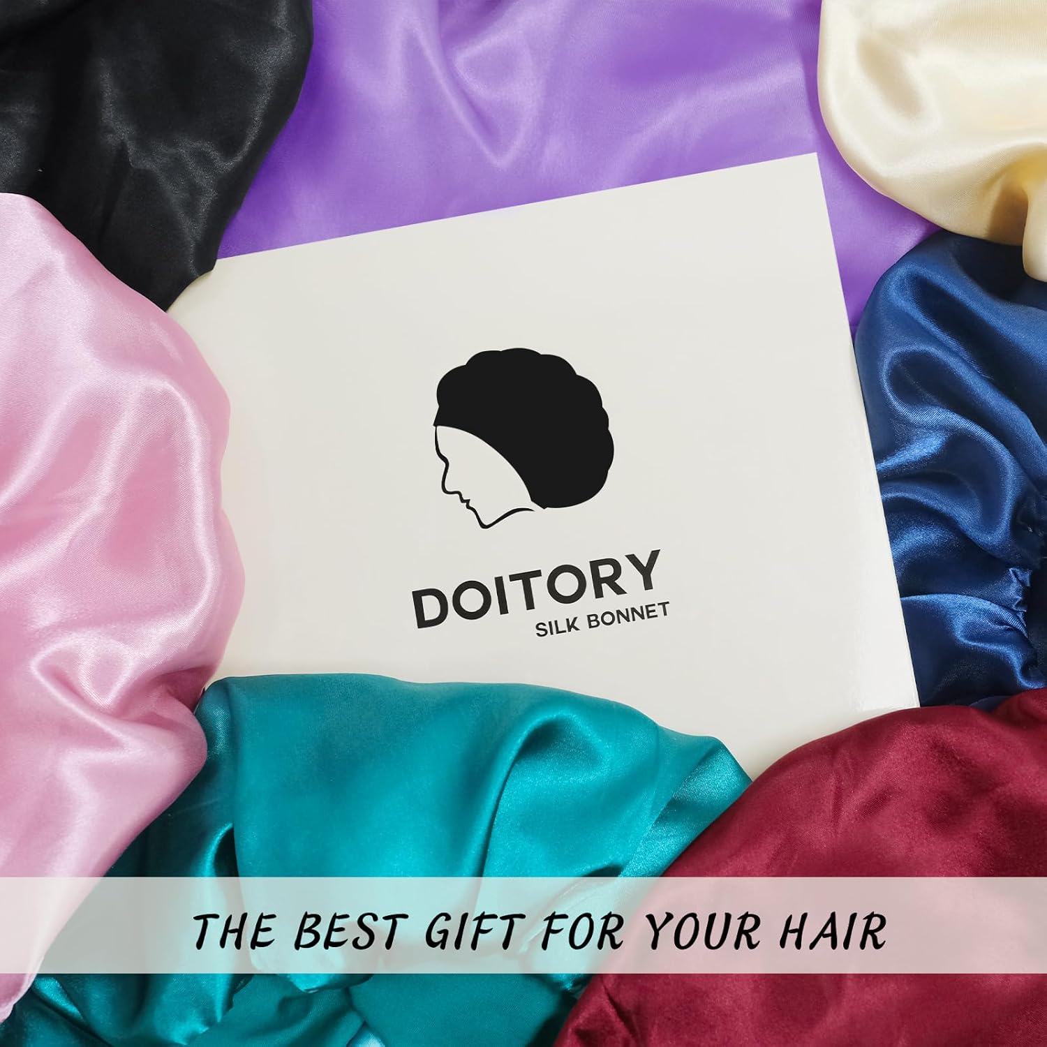 Thumbnail 6 de Doitory Satin Silk Bonnet for Sleeping