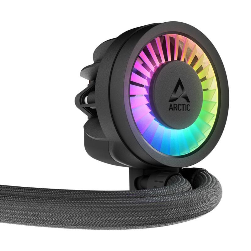 Detalle de Refrigeración Líquida Arctic Liquid Freezer III Pro 420 mm con 3 ventiladores A-RGB