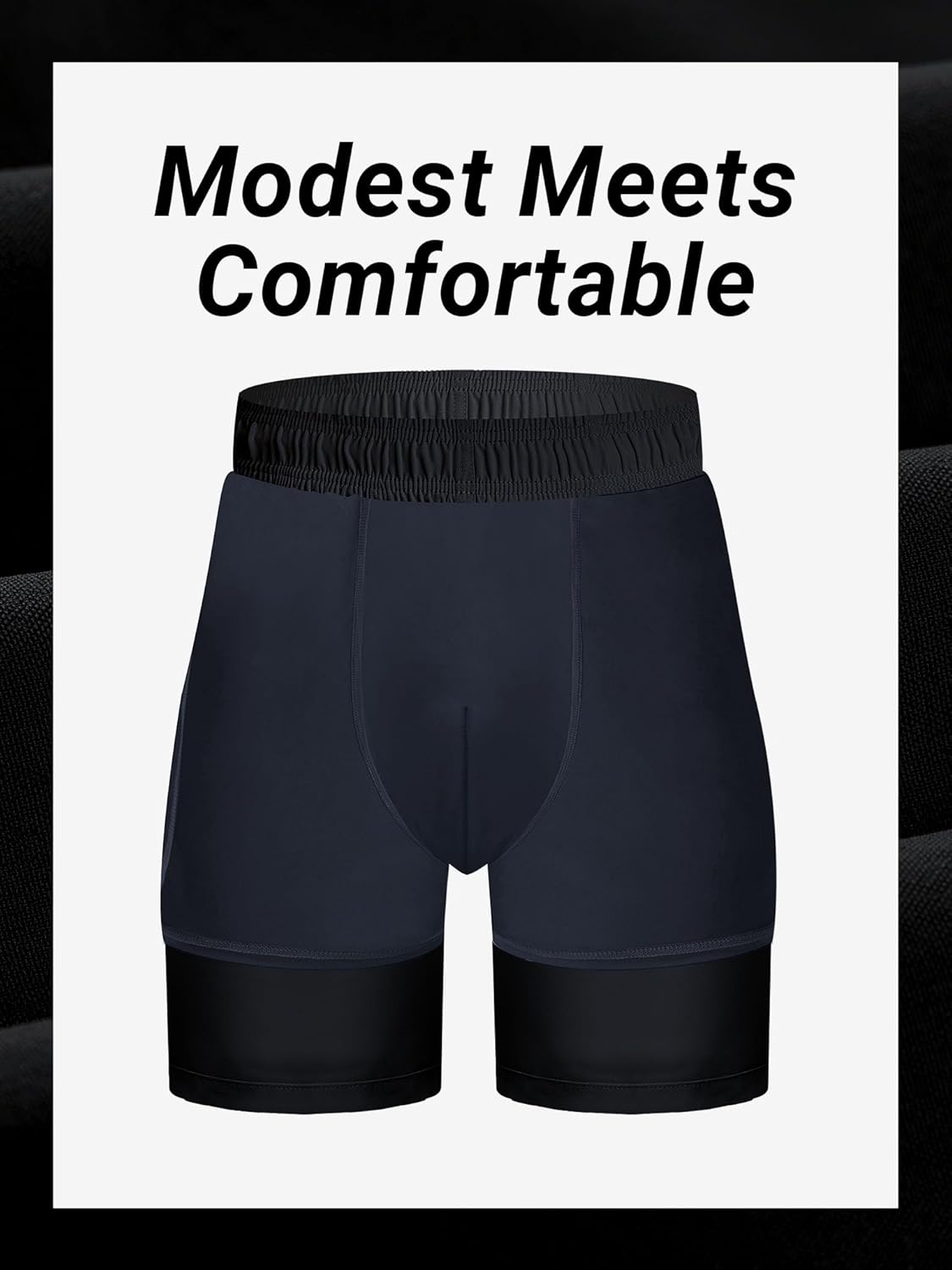 Thumbnail 4 de Arcweg Costume da Bagno da Uomo 2 in 1 con Boxer Slip Foderato e Tasche con Cerniera