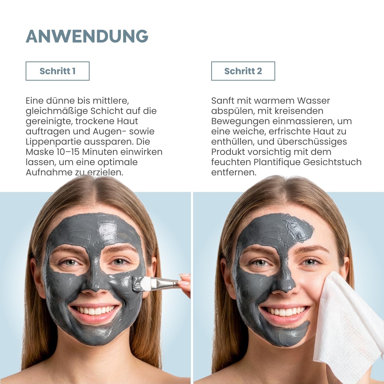 Detalle de Plantifique Koreanische Gesichtsmaske Vulkan-& Tot Meer Schlamm – 110 g