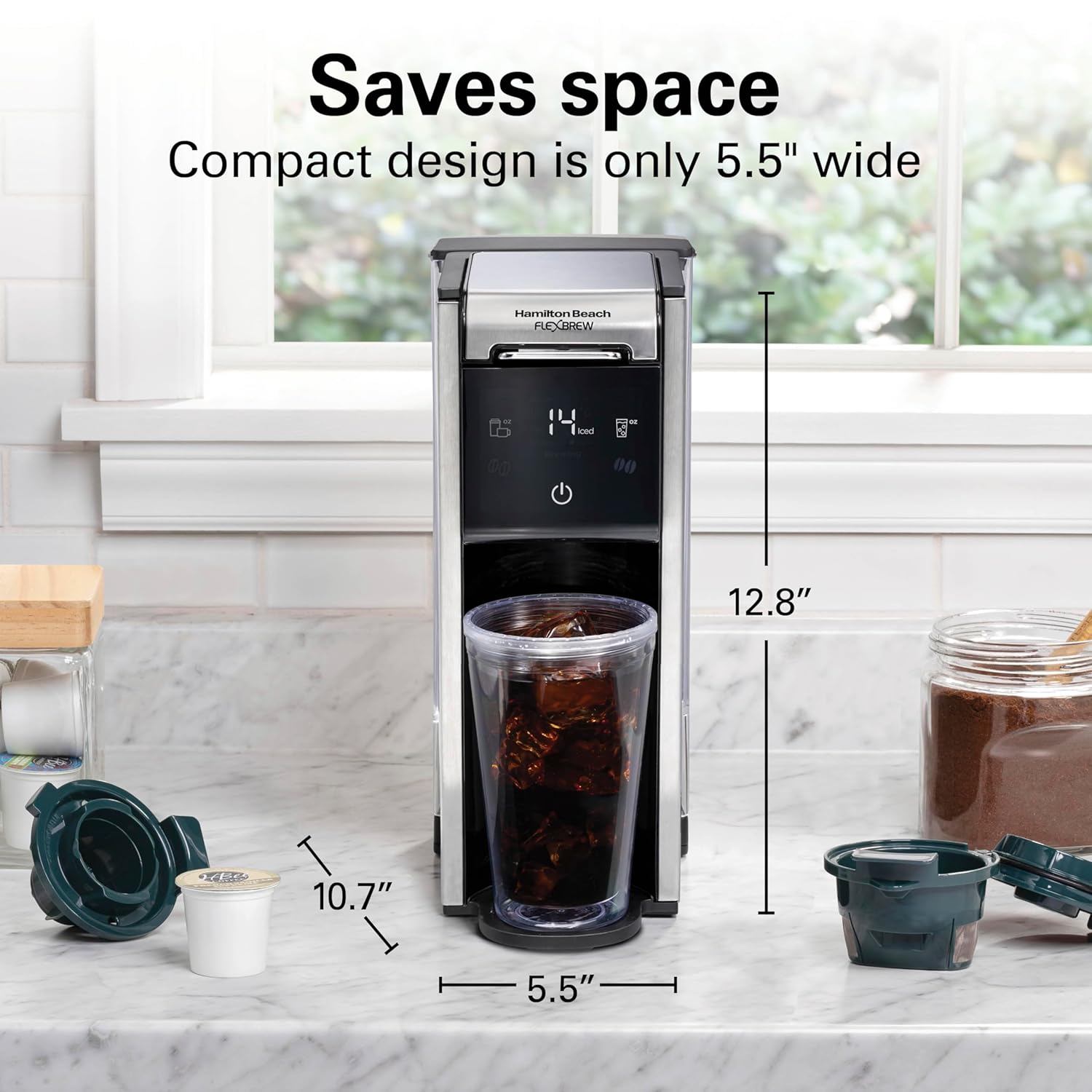 Thumbnail 3 de Hamilton Beach FlexBrew 4-in-1 Coffee Maker ⚙
