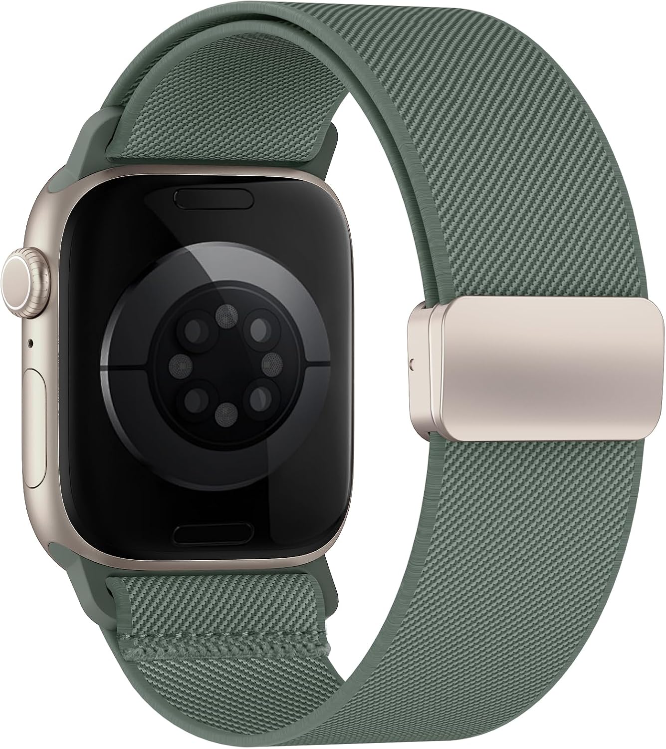 Detalle de Yoohoo Elastic Nylon Strap for Apple Watch 45mm