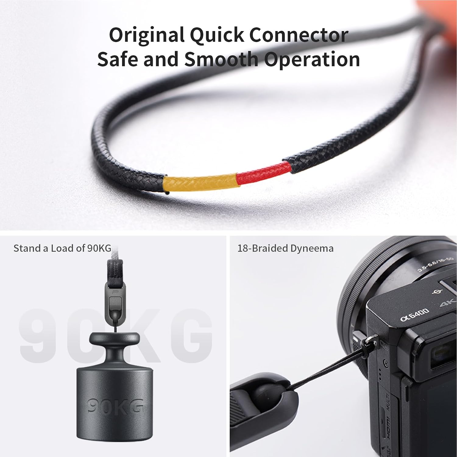 Detalle de PGYTECH Quick Beads 2.0 conector rápido 90 kg