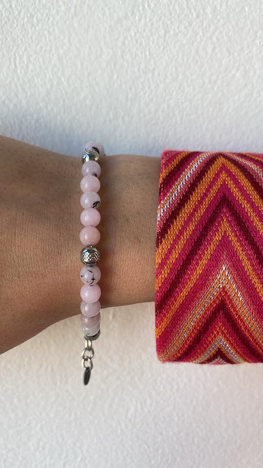 Detalle 2 de 10:10 Bracciale diaspro rosa 6 mm 💍