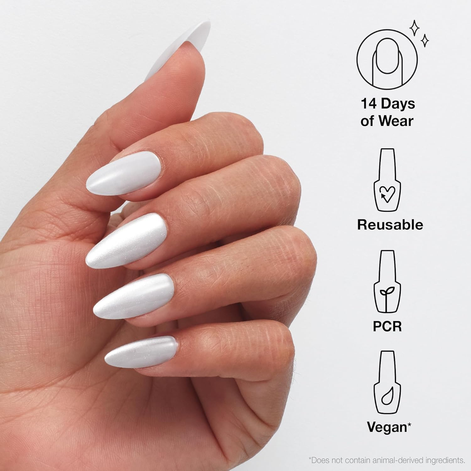 Thumbnail 1 de OPI xPRESS/ON Press On Nails (Glitter & Shimmery) – Long & Short, Round & Oval, with Glue – 30 pcs