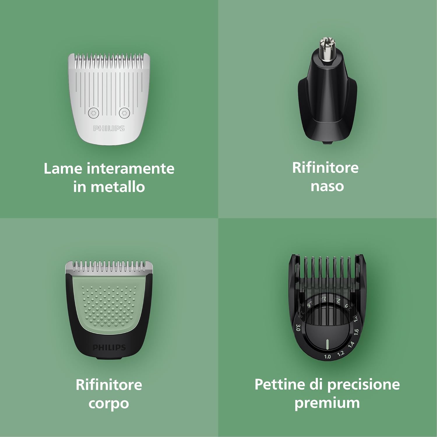 Detalle 2 de Philips Multigroom Serie 9000 MG9556/15 19 in 1