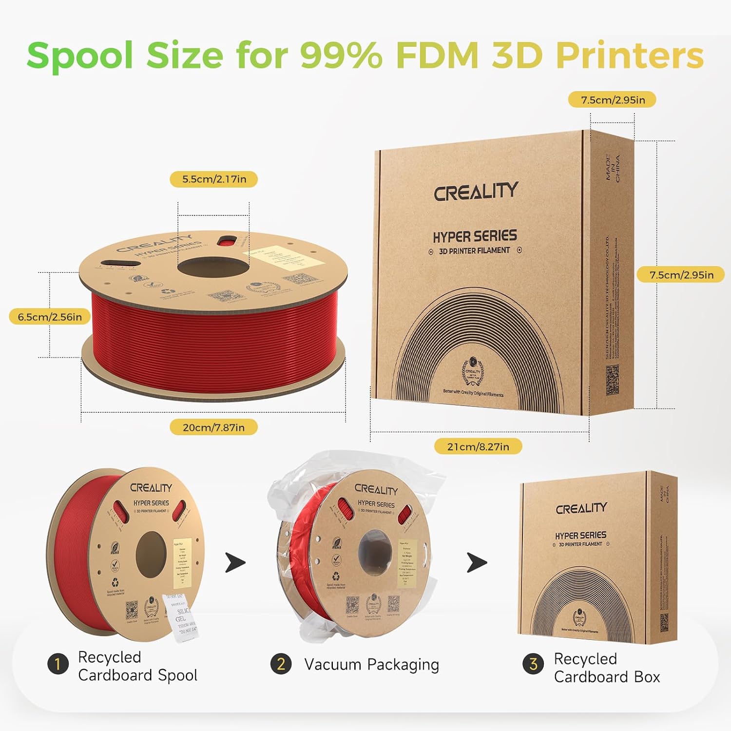 Thumbnail 5 de Creality Hyper PLA Filament 4KG