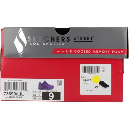 Thumbnail 7 de Skechers Damen Uno Stand On Air Trainers Lilac Durabuck/ Mesh, Gr. 36 EU