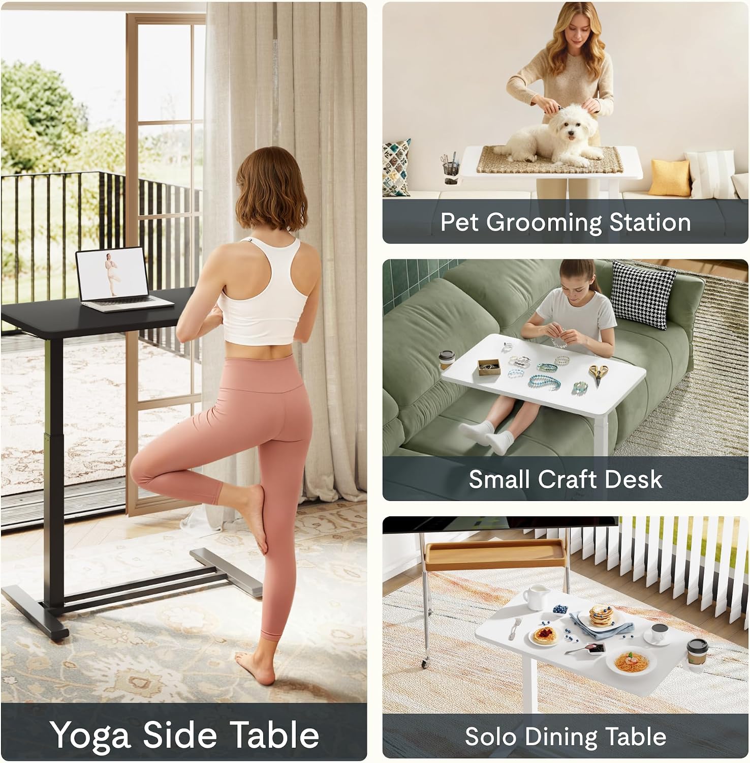 Detalle 1 de FLEXISPOT Mobile Standing Desk 27.6-Inch