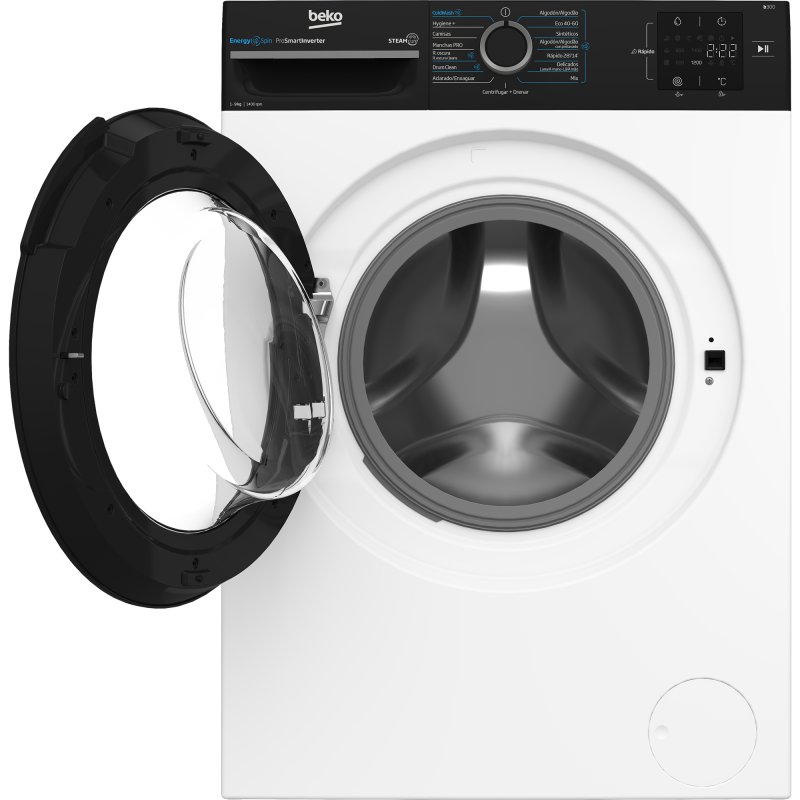 Detalle 2 de Lavadora Beko BM3WFSU39413 9kg Frontal 1400rpm Blanca