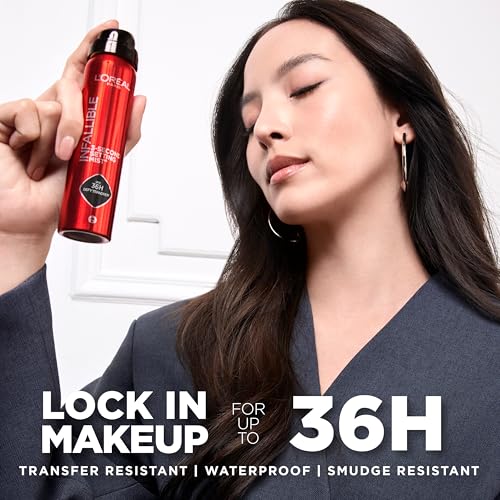 Detalle de L'Oreal Paris Infallible 3-Second Setting Spray Mist — 36-Hour Wear, Microfine Mist