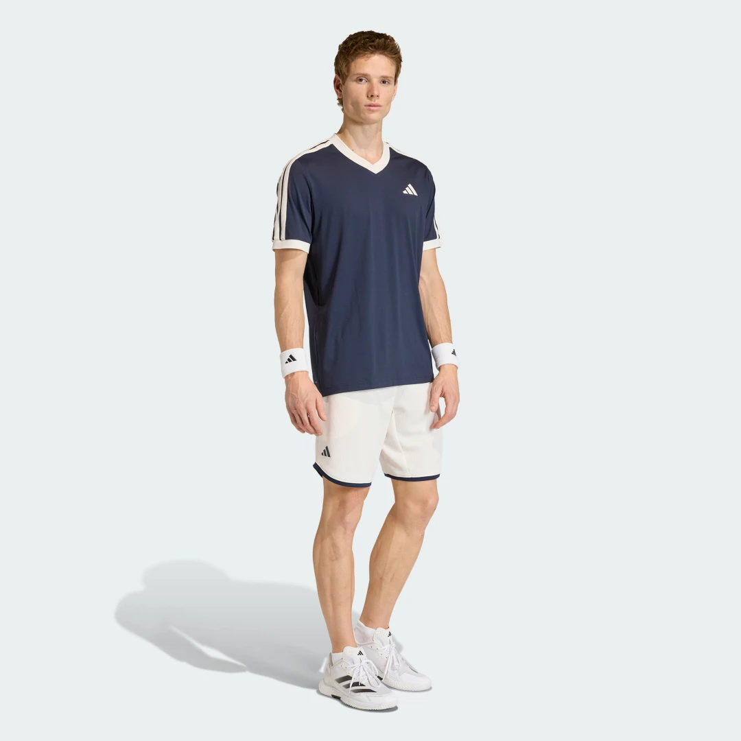 Detalle de Camiseta Tennis Classics de Adidas – Azules