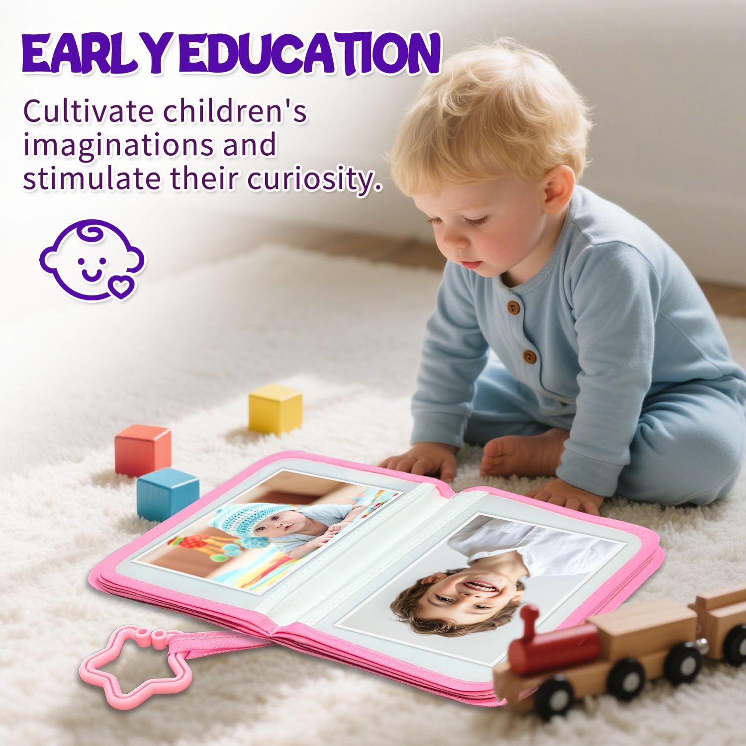 Thumbnail 6 de ABCKEY Baby Photo Album, 17-Photo Capacity