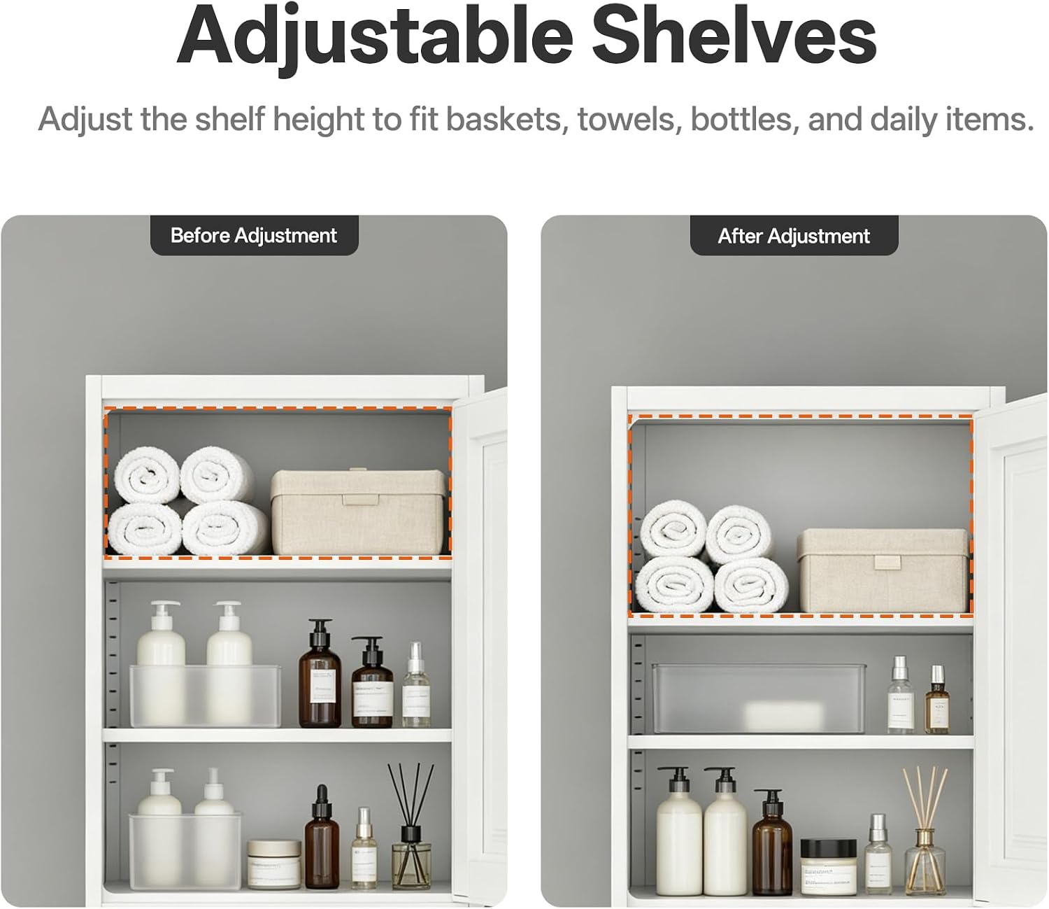 Detalle 2 de Knolix Metal Storage Cabinet 67-Inch