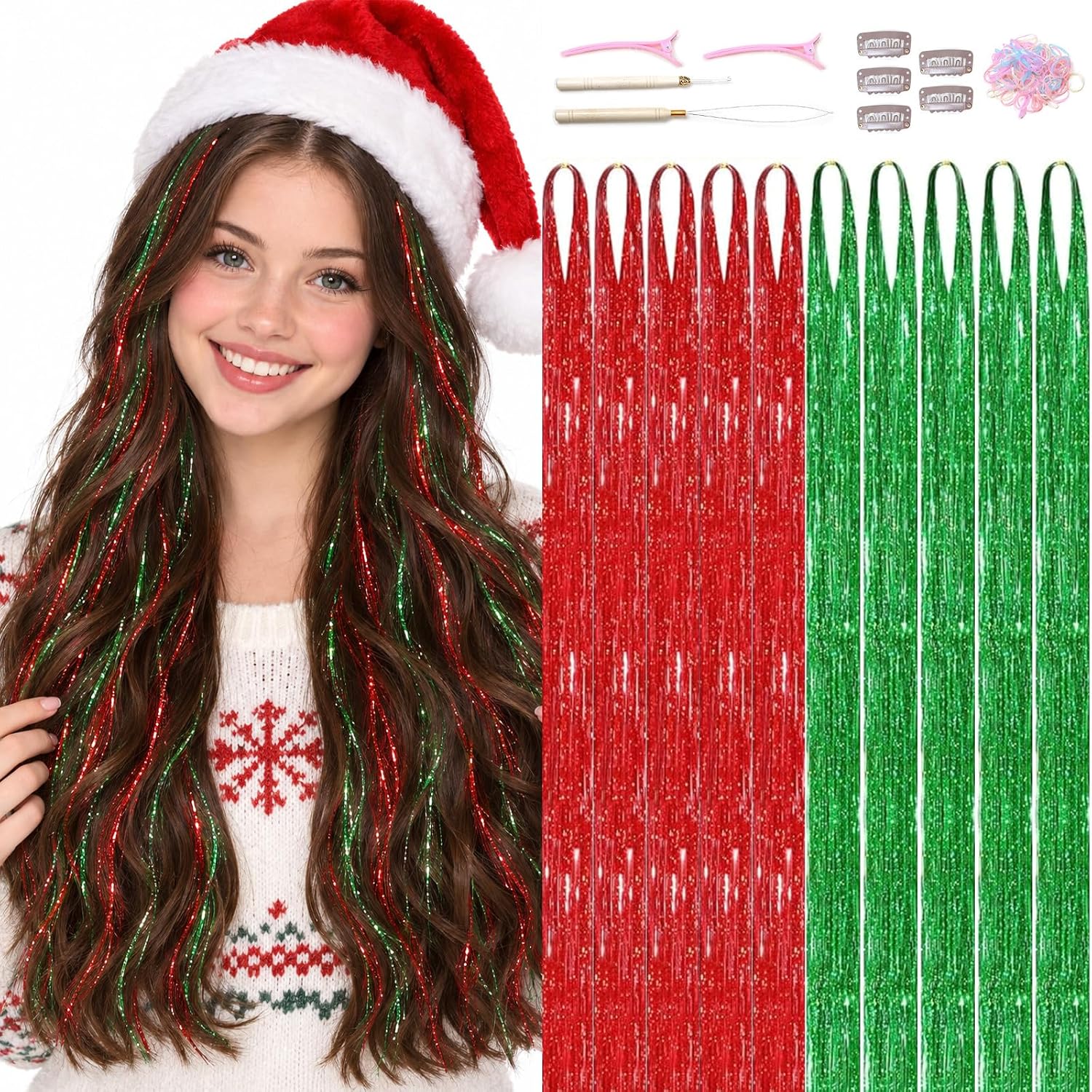 Thumbnail 6 de Siphis Hair Tinsel Kit, 48-Inch