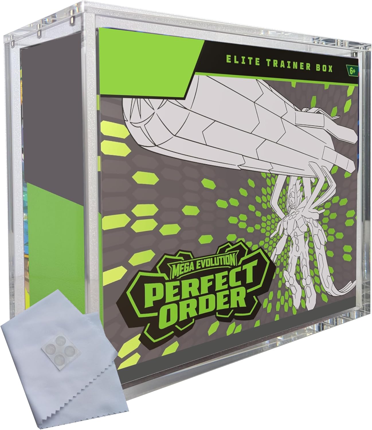 Detalle de Vaulted Vortex 8mm Thick Acrylic Display Case for Pokemon ETB Elite Trainer Boxes