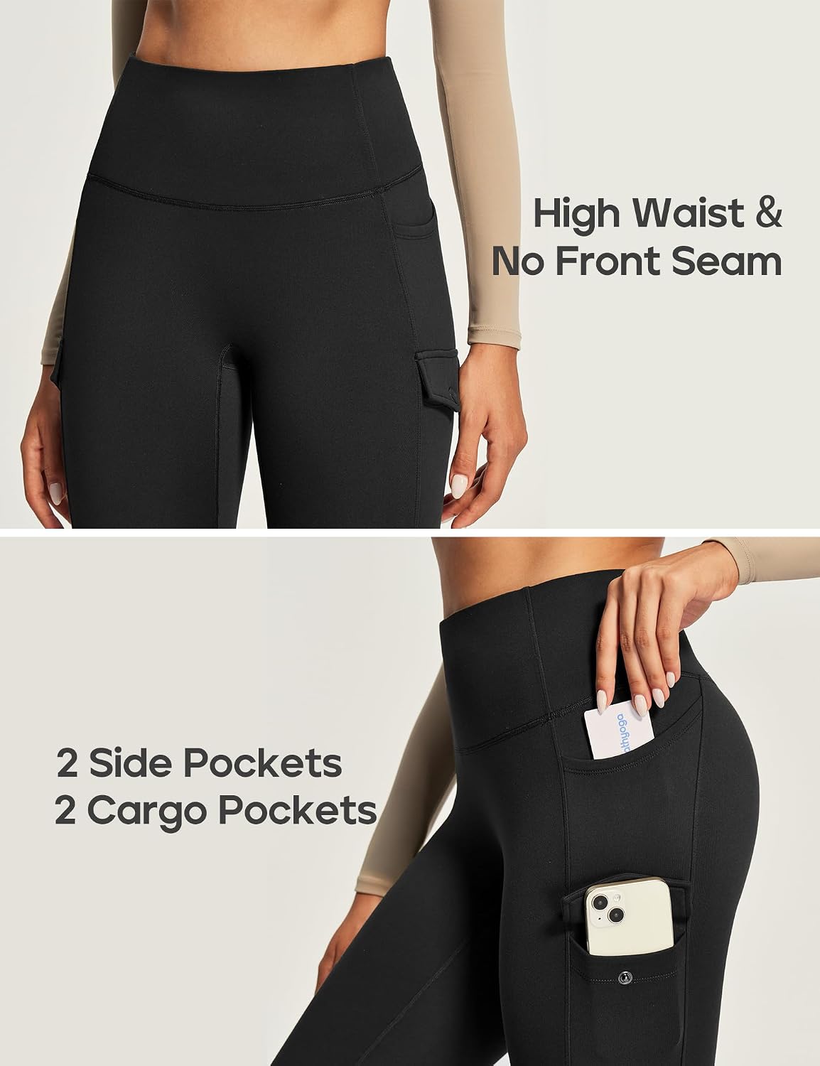 Detalle de Heathyoga Fleece-Lined Leggings