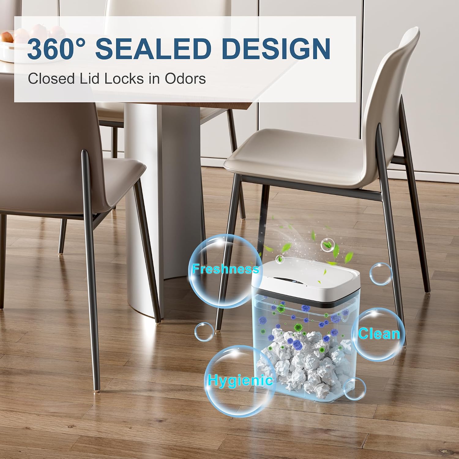 Detalle 2 de Vanpopubs Motion Sensor Trash Can 2.7 Gal