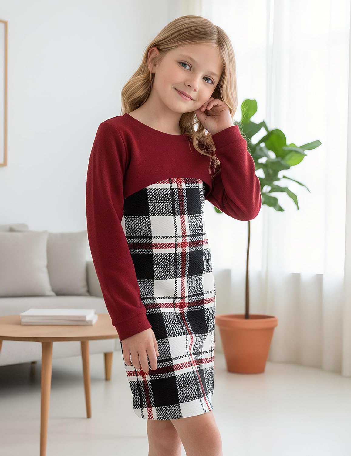 Thumbnail 4 de JiAmy Girls 2-Piece Dress Set 95% Polyester
