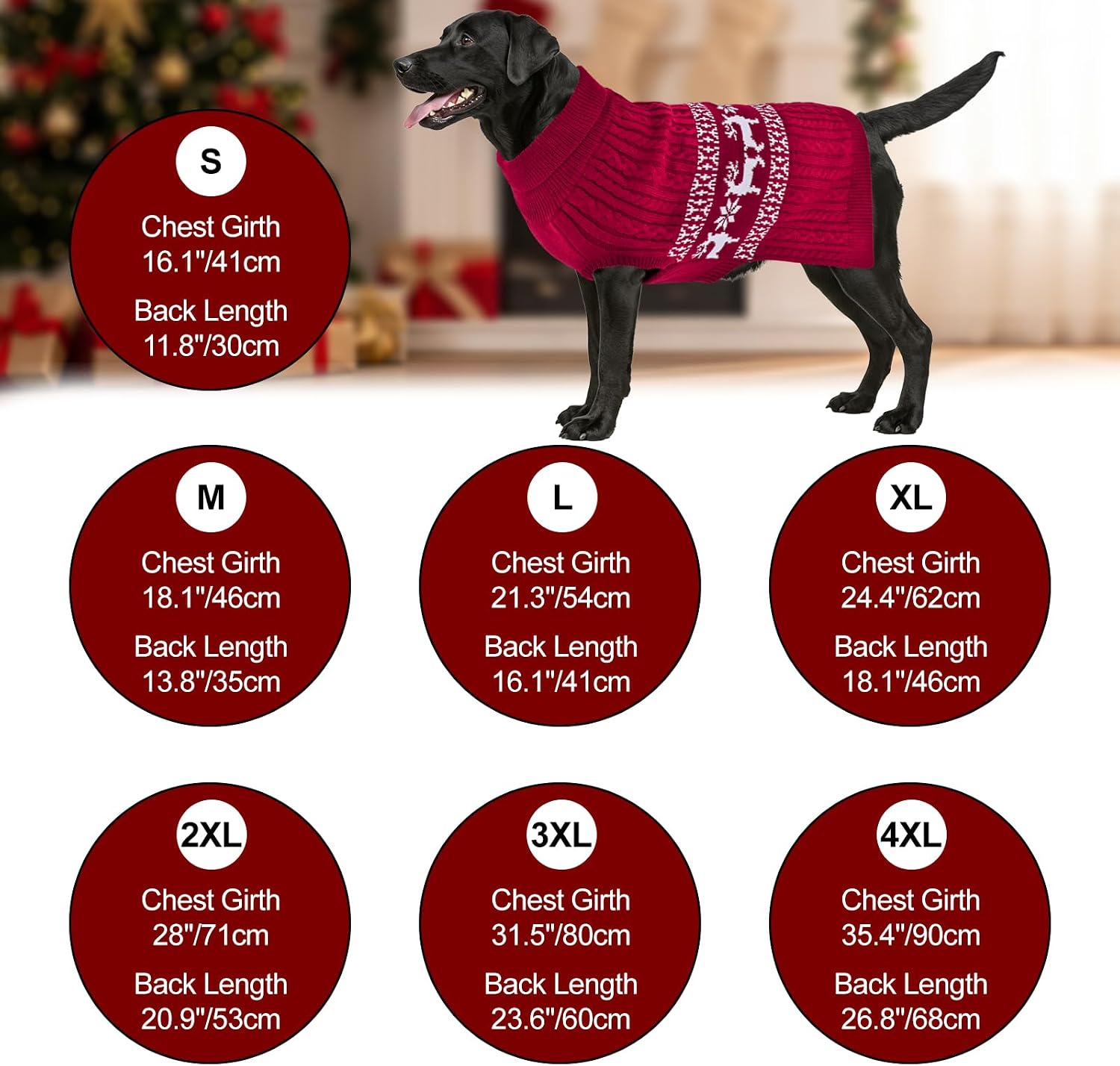 Thumbnail 6 de Vehomy Dog Sweater 4XL