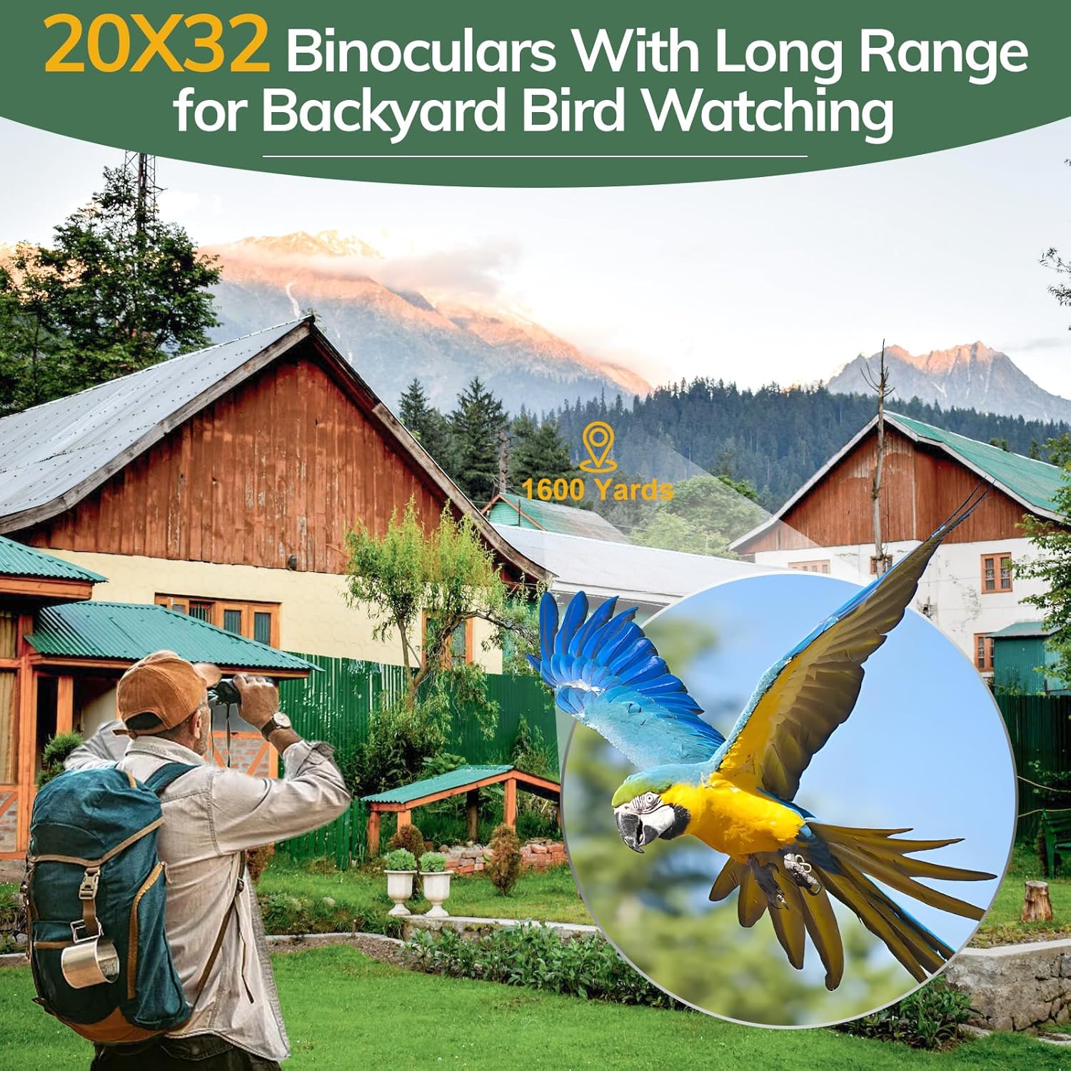 Thumbnail 5 de 20x32 Compact Binoculars High Powered