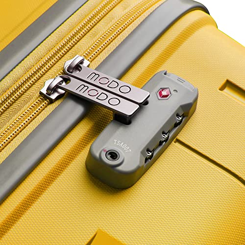 Detalle 2 de MODO by Roncato MD1 Trolley bagaglio a mano 55x40x20/25 cm Espandibile - Giallo