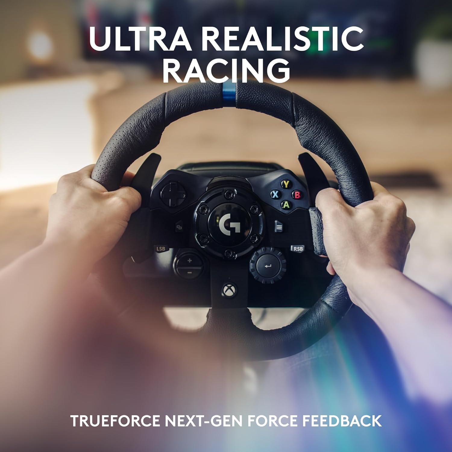 Thumbnail 3 de Logitech G G923 Racing Wheel & Pedals with TRUEFORCE and Driving Force Shifter (Xbox X|S, Xbox One, PC, Mac) – Black