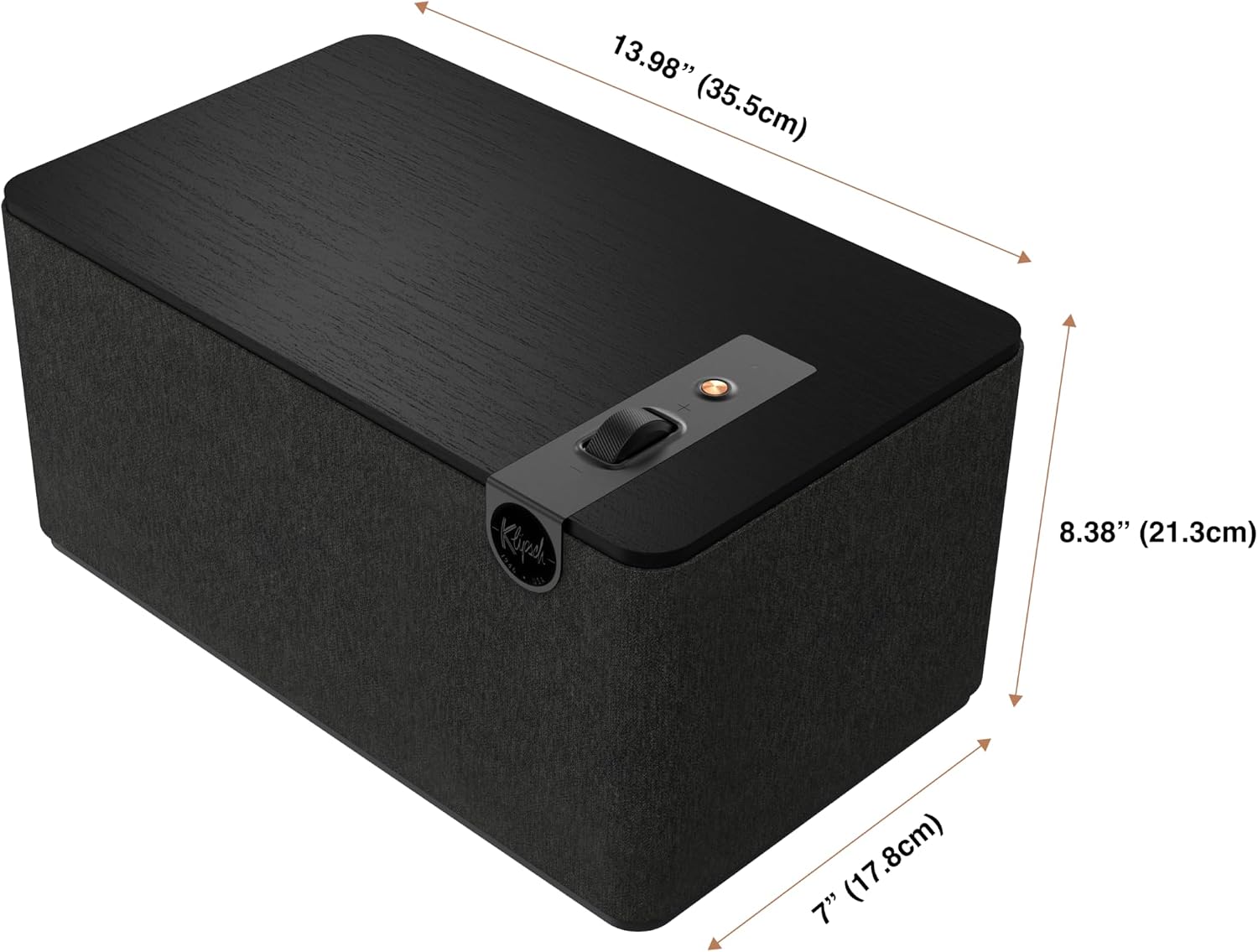 Detalle 1 de Klipsch The Three Plus 1064667 2.1 Bluetooth Speaker with Phono/RCA and USB-C
