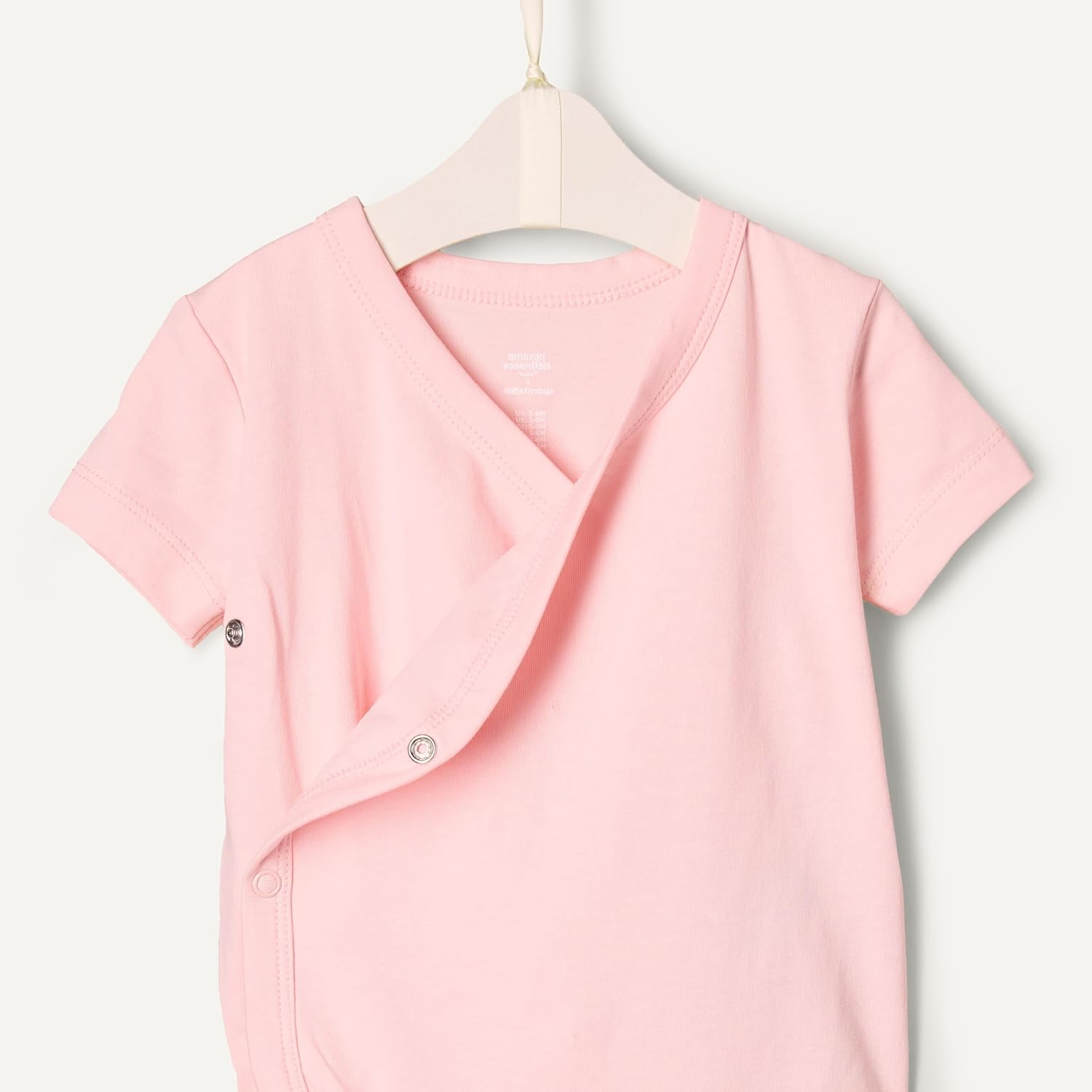 Thumbnail 3 de Amazon Essentials x Sofia Grainge unisex babies’ short-sleeve side snap bodysuit (pack of 3)