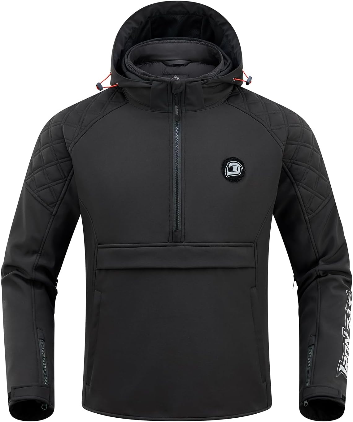 Detalle de IRON JIA’S Veste Moto Homme 3-en-1: Blouson CE A et Doublure Amovible, Pour Toutes Saisons