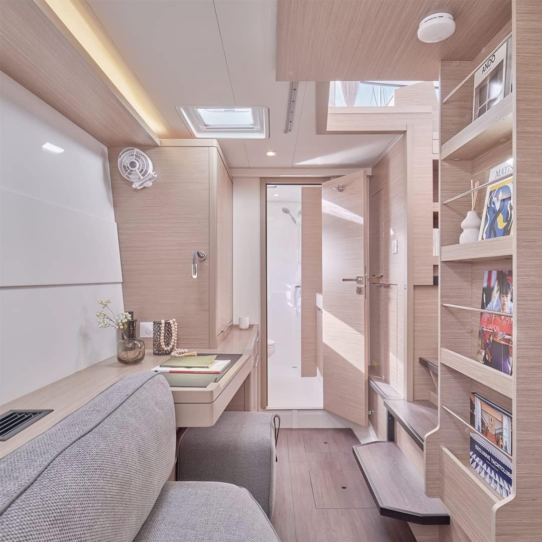 Detalle 2 de SEEKR Bora 748CA24BBX – wentylator kabinowy 24 V, 3-biegowy, z przewodem bezpośrednim