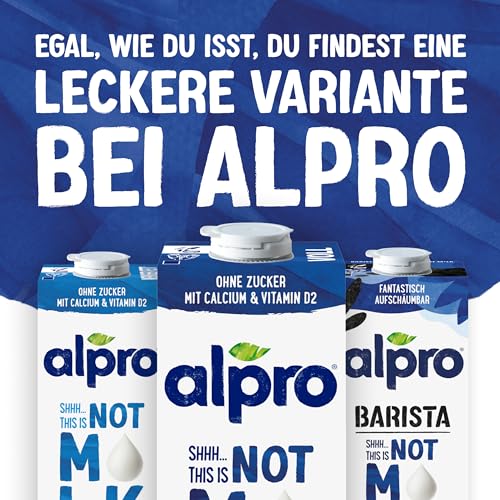 Thumbnail 11 de Alpro This is Not Milk 3,5% – 8x1L, 100% Pflanzlich & Zuckerfrei: Veganer Haferdrink im Mehrpack
