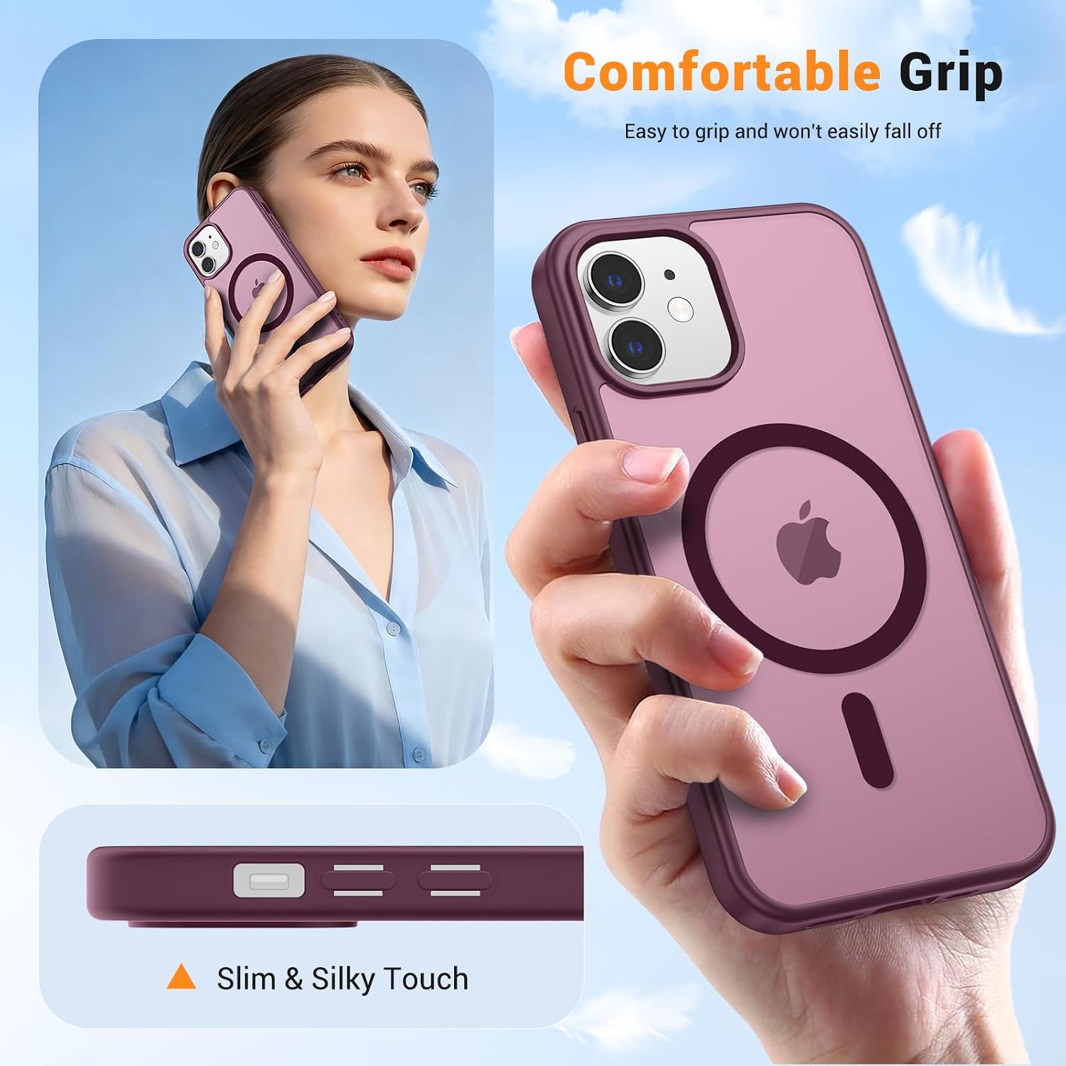 Thumbnail 6 de vnnink iPhone 12 Magnetic Matte Case, Slim