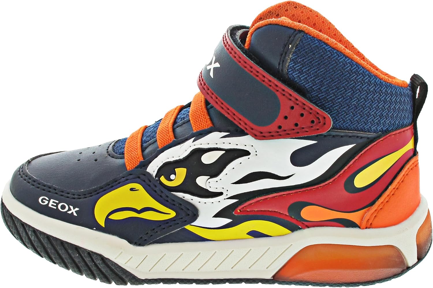 Detalle de Geox J INEK BOY A – Scarpe da Ginnastica per Bambino, Blu, 28 EU
