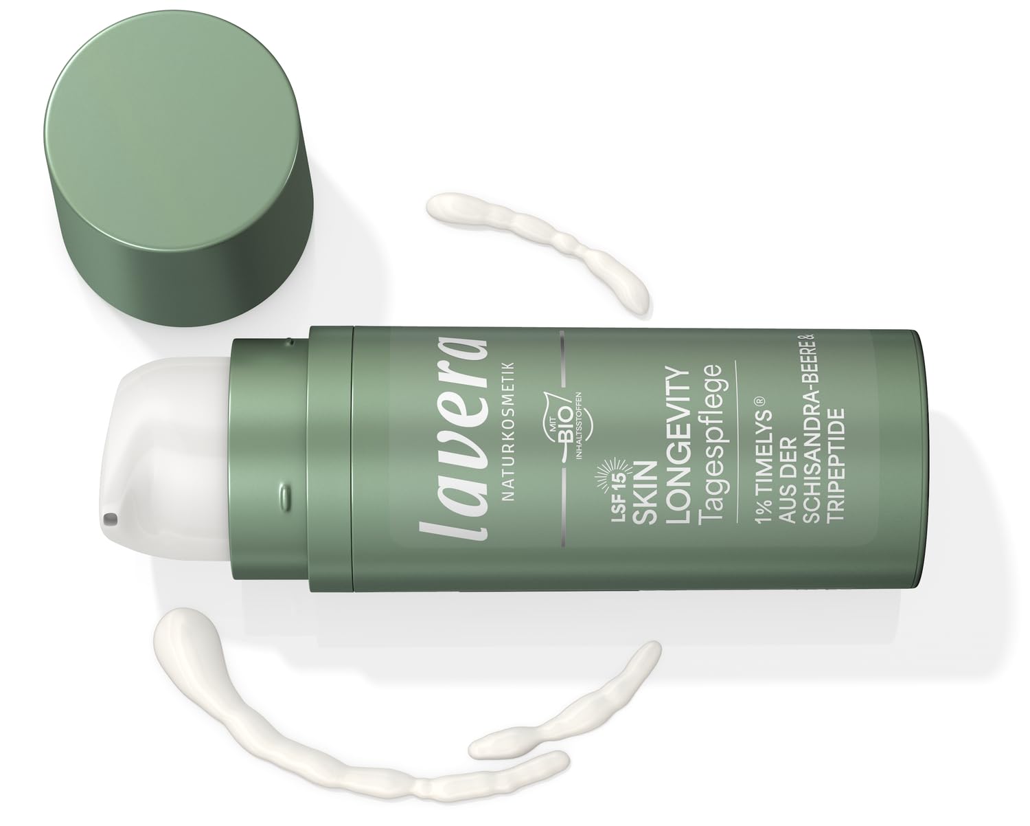 Detalle de Lavera Skin Longevity Tagespflege – Langzeit-Hautschutz LSF 15, 50 ml