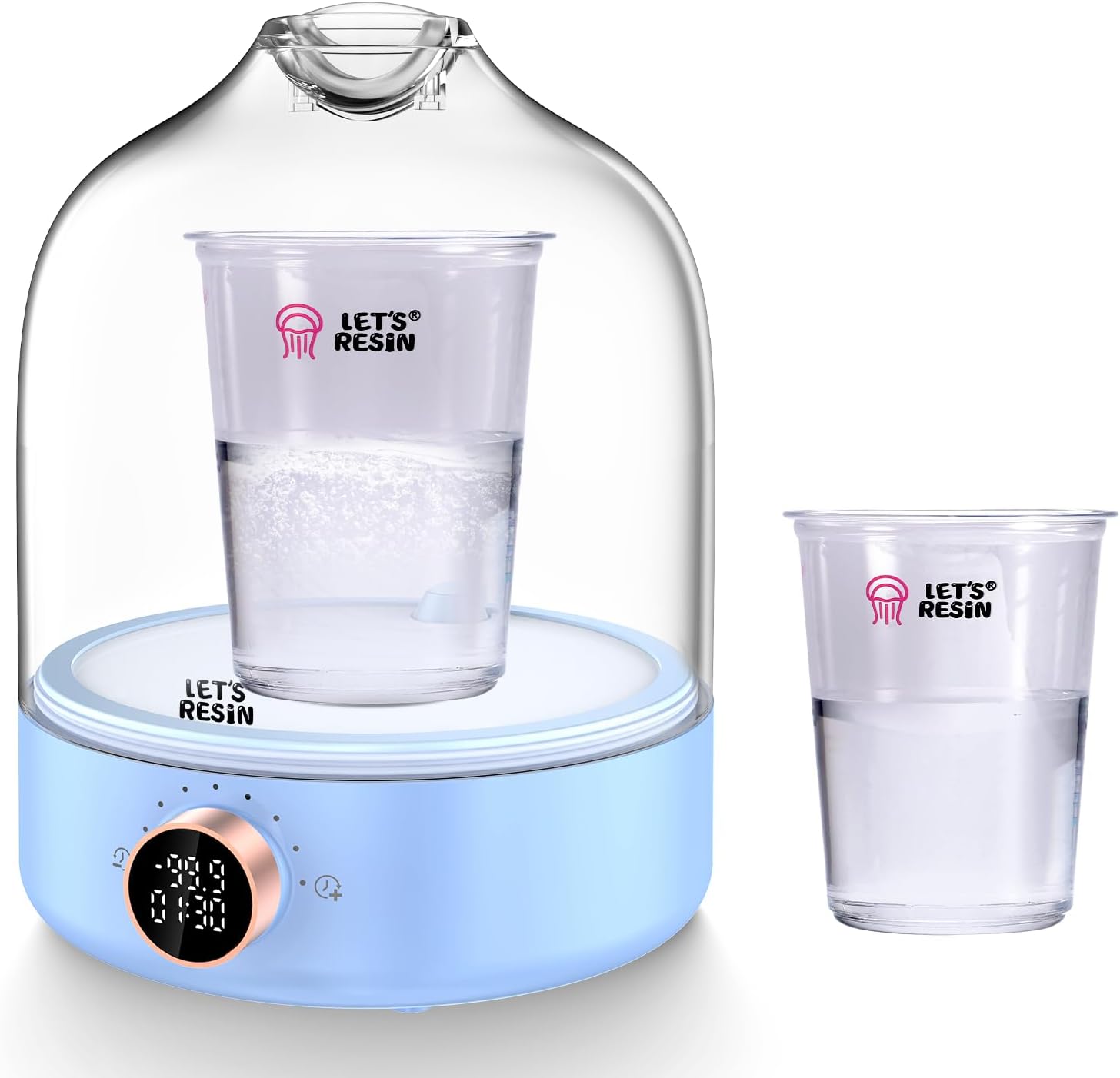 Detalle de LET'S RESIN Airzero Resin Bubble Remover with Digital Display and Timer