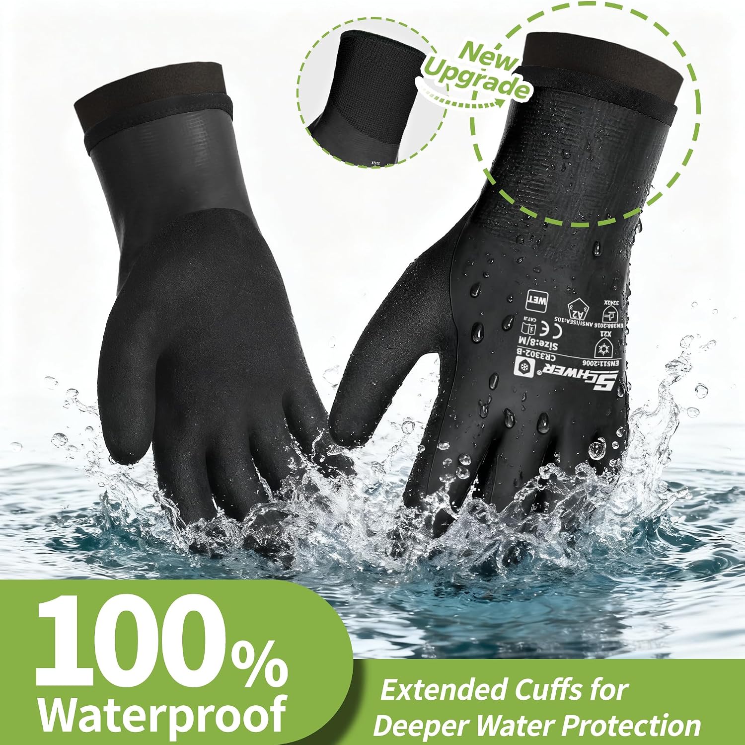 Thumbnail 2 de Schwer winter work gloves CR3302-B
