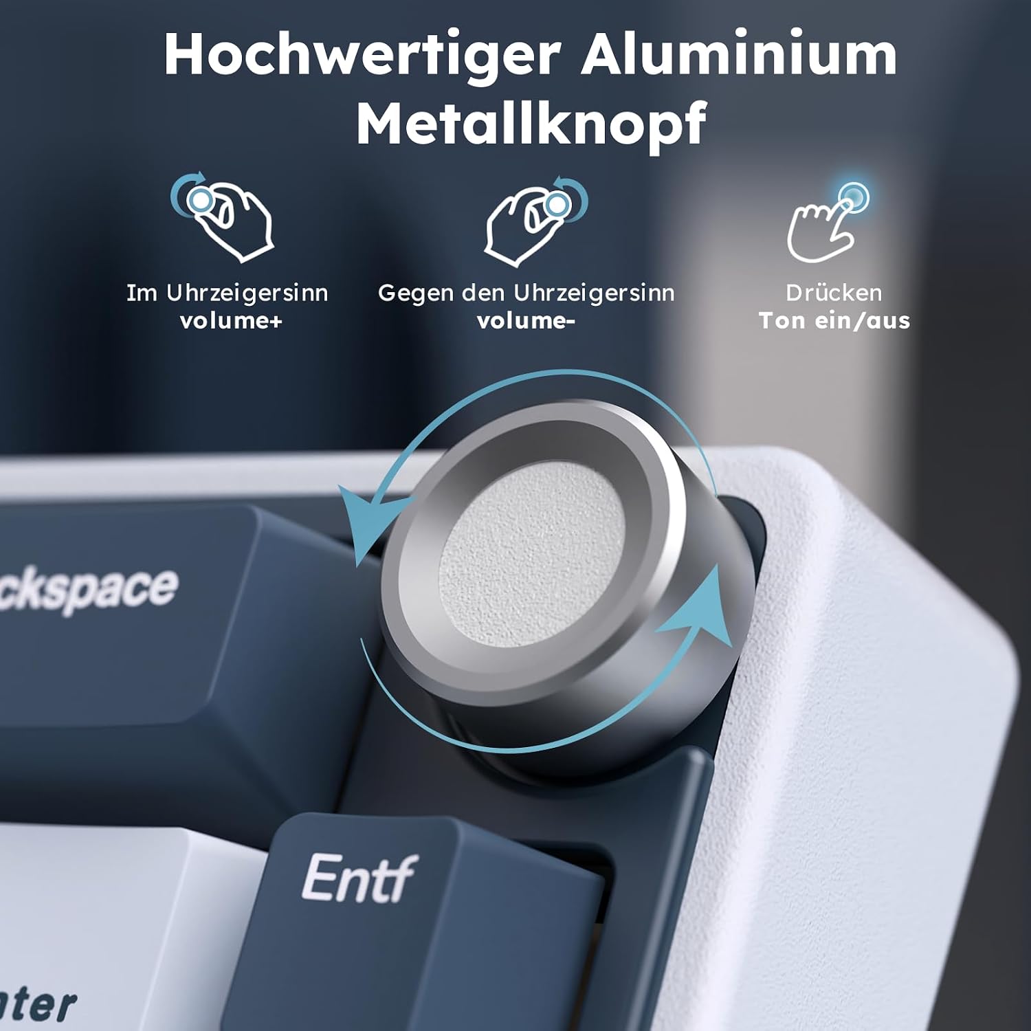 Detalle 2 de RK ROYAL KLUDGE R65 mechanische Tastatur 60% QWERTZ ⌨