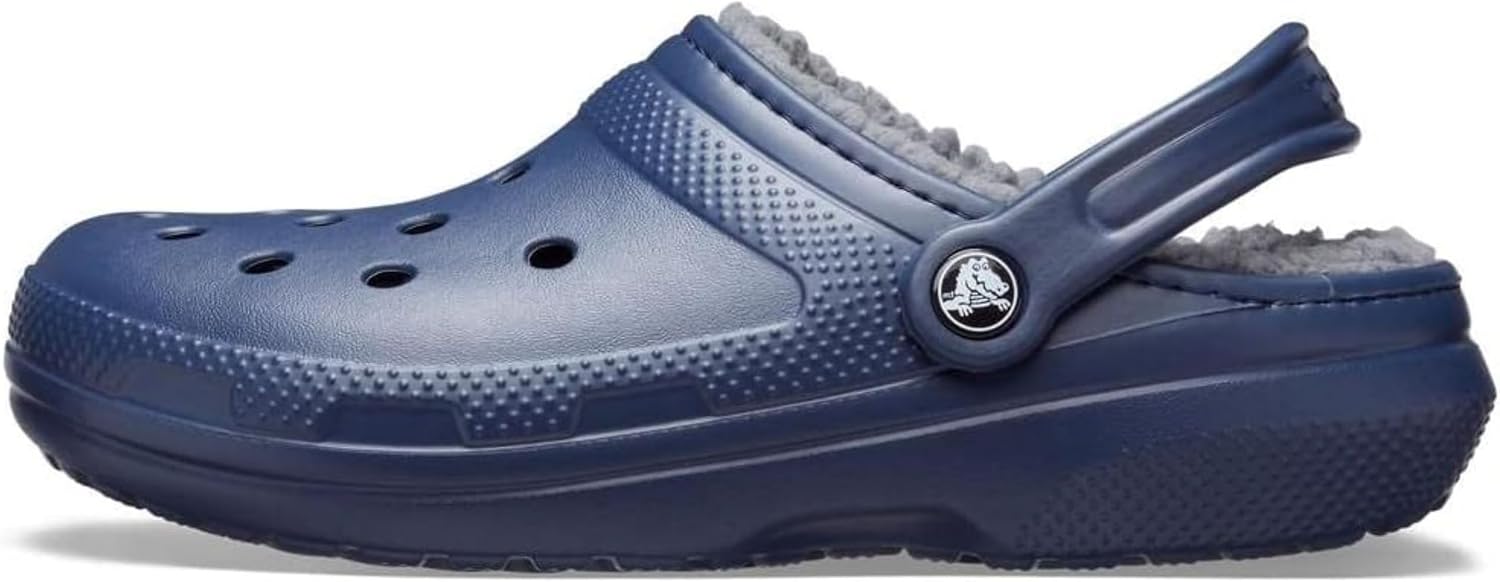 Detalle de Crocs Unisex Classic Lined Clog in Navy Charcoal (UK 8 Men / 9 Women)