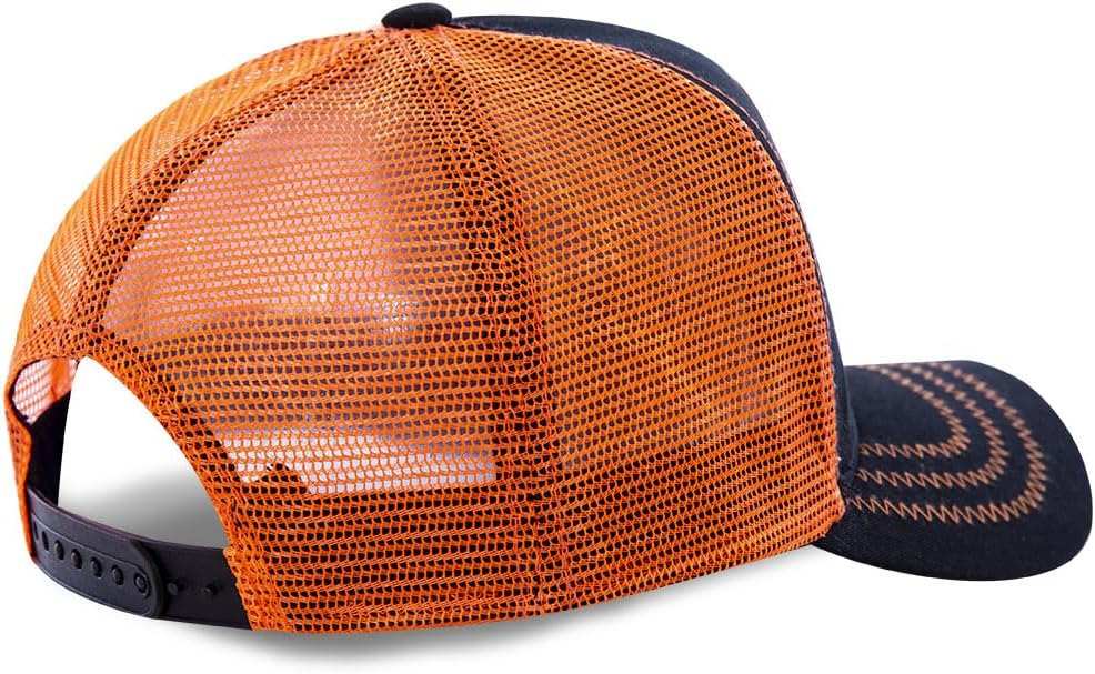 Detalle 2 de Capslab Casquette Junior Dragon Ball Z Goku Saiyen – Trucker snapback nero per giovani fan