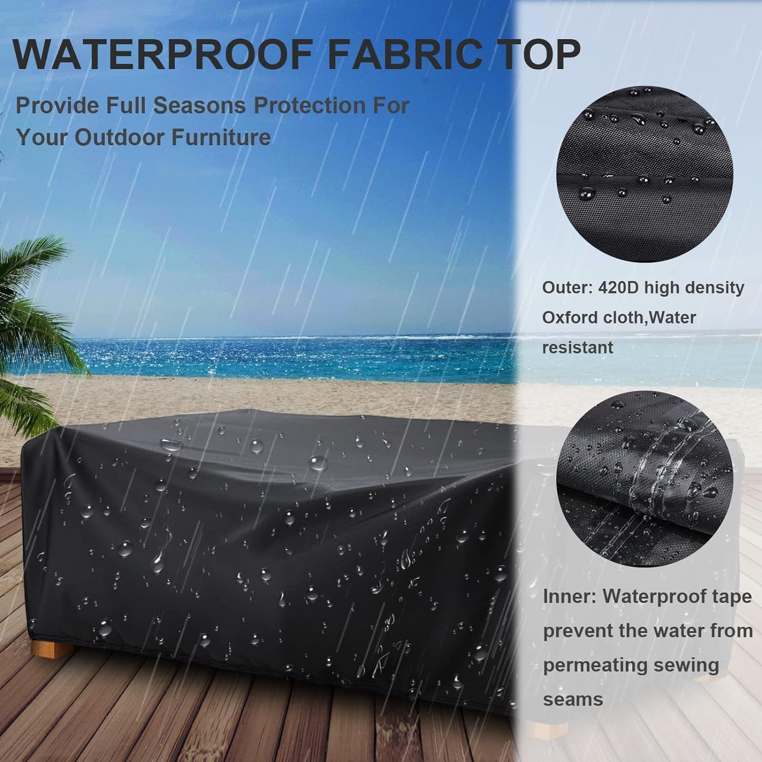 Thumbnail 5 de RICHIE Garden Furniture Covers 250x250x90cm